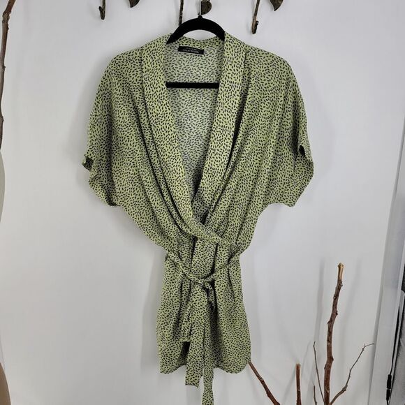 Blue bush green romper shorts - Picture 3 of 11